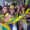 Revelers decked out at Brazilian Day 2008.
